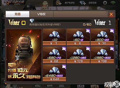 cf买月卡算充值钻石吗