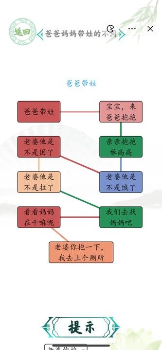 汉字找茬王男女带娃怎么过？爸爸妈妈带娃的不同攻略[多图]图片2